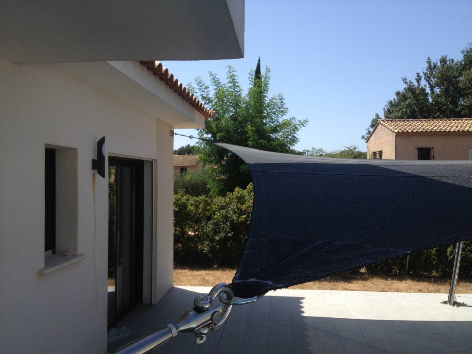 Voile d'ombrage sur mesure Valbonne 