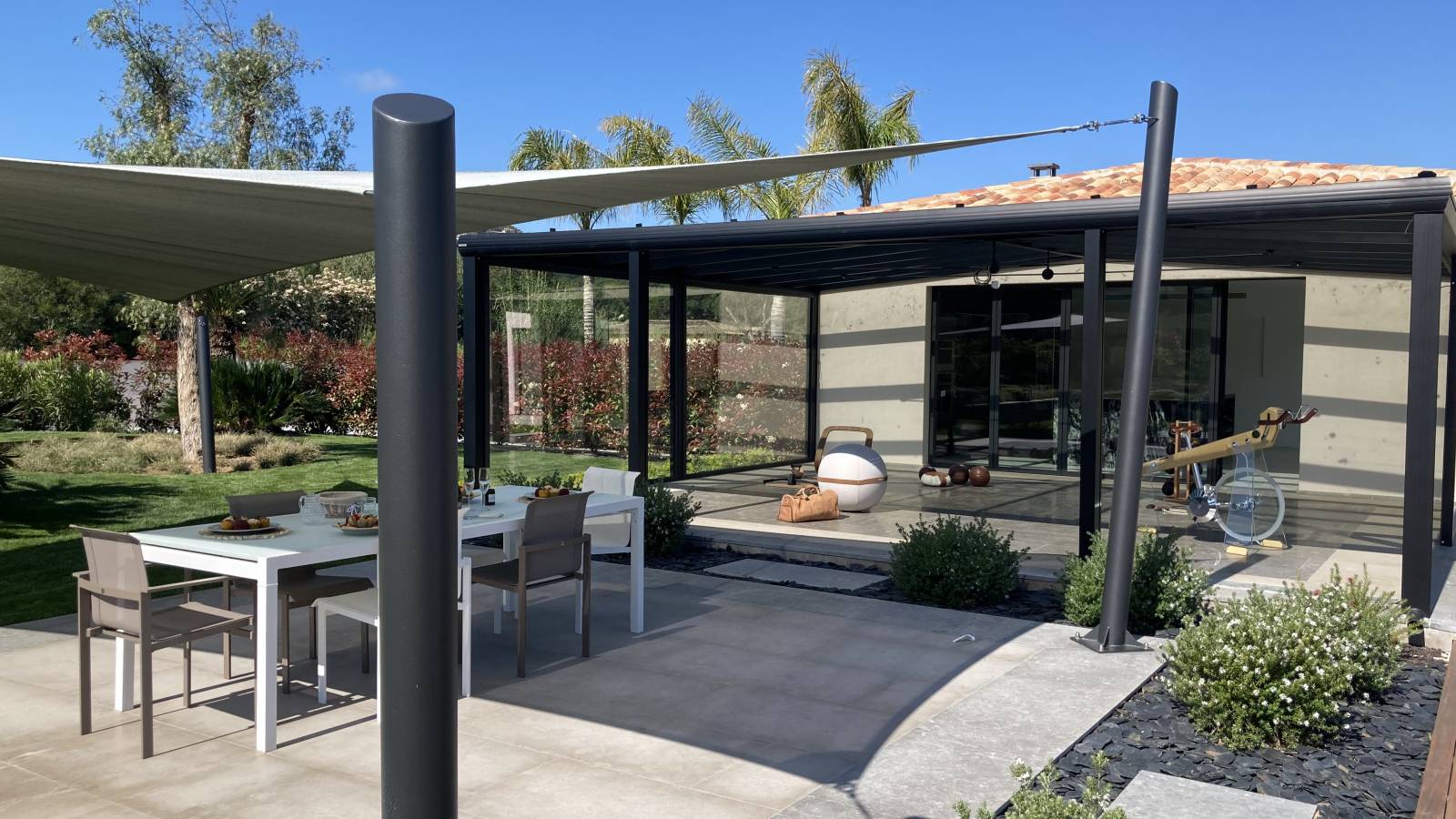 Voile d'ombrage Sanary sur Mer 