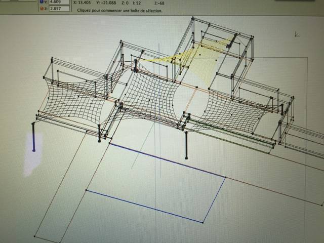 Etude de voile d'ombrage Cannes 