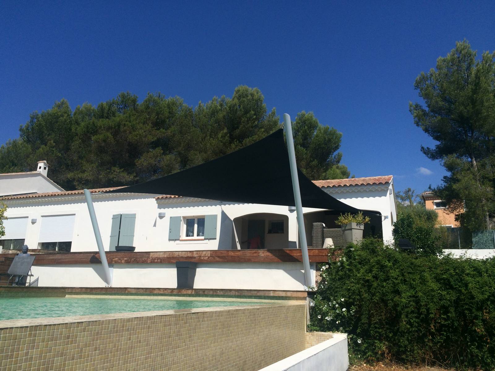 Voile d'ombrage Cogolin Var 