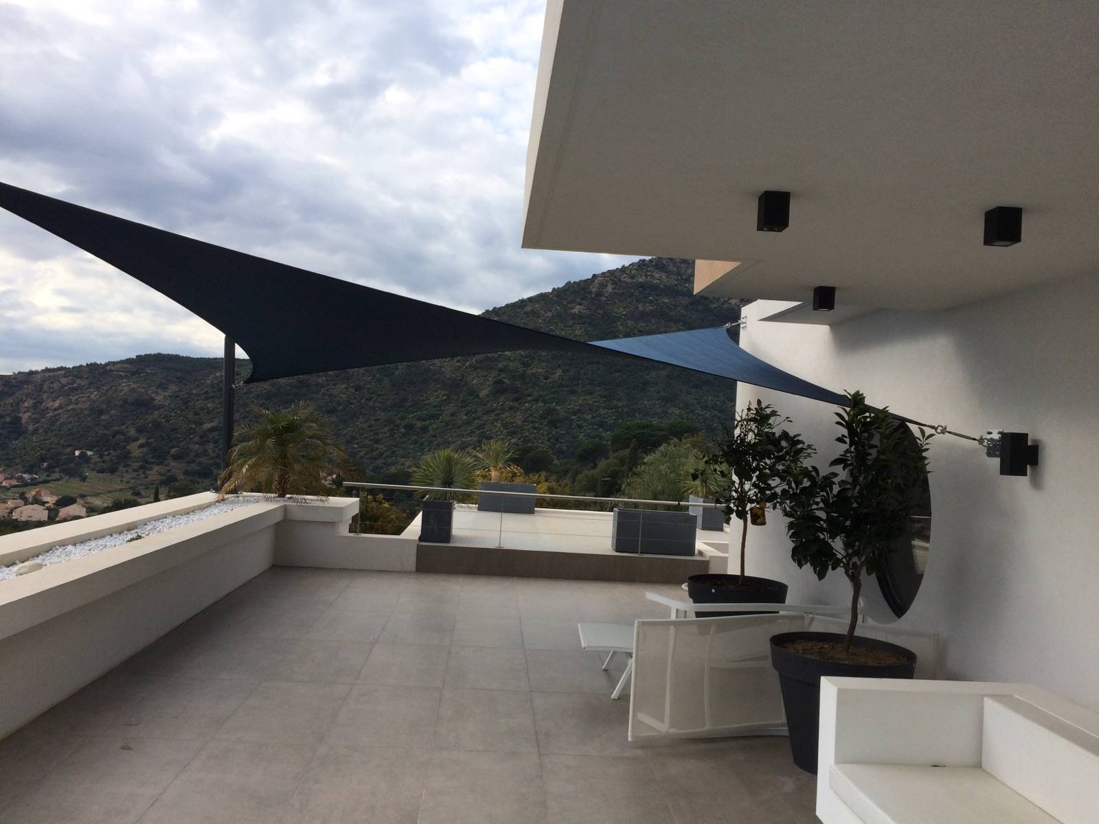 Voile d'ombrage rectangle Cannes 