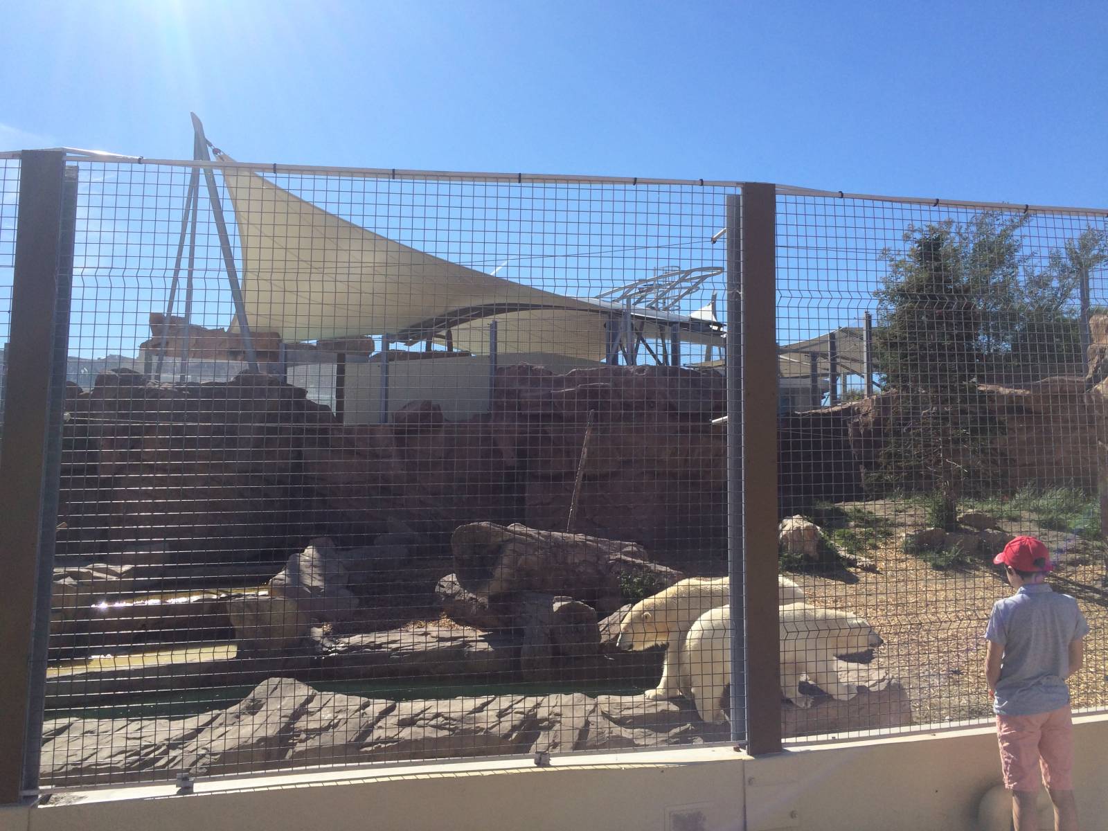 Voile d'ombrage architecturale à Antibes