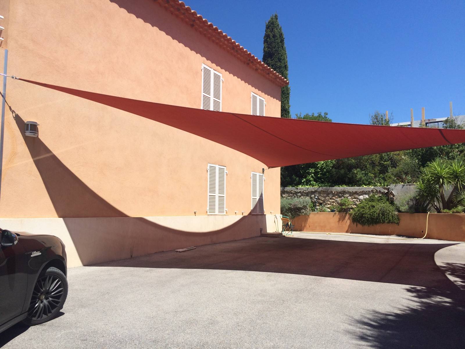 Shade Sails manufacturing Saint Tropez 