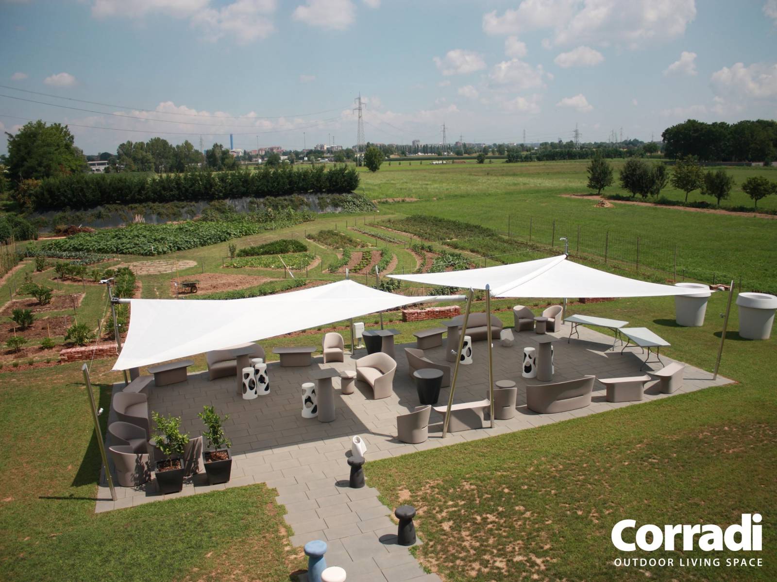 Voile d'ombrage a enroulement a Sanary sur Mer 