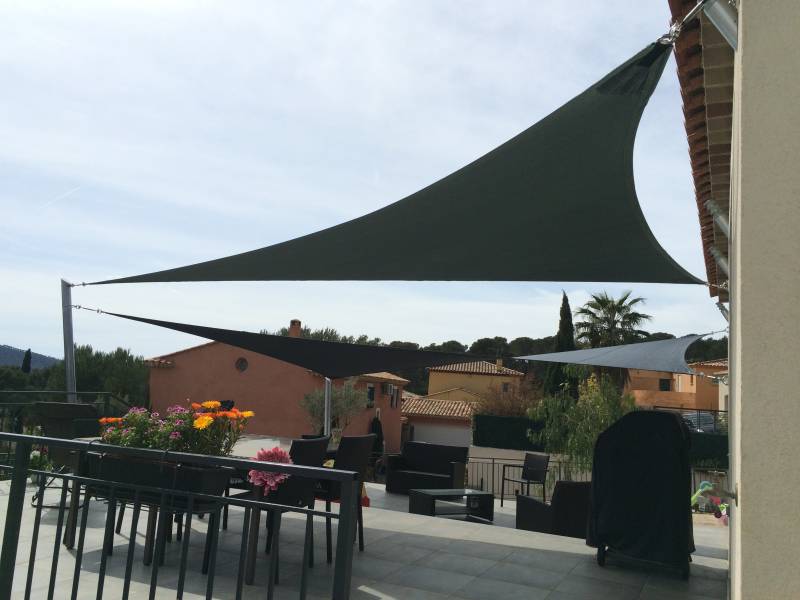 Voile d'ombrage sur mesure Var 