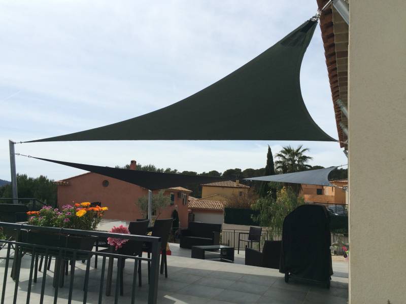 Voile d'ombrage sur mesure dans le Var 