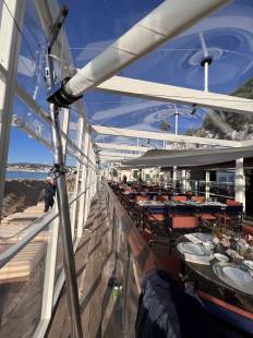 Voile d'ombrage Bar restaurent Cannes 