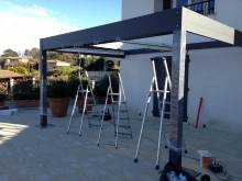 Instalation Pergola bioclimatique Cannes Saint Troez 