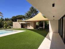 Voile d'ombrage grande dimension sur mesure à saint tropez 