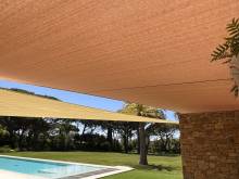 Voile d'ombrage sur mesure golf de Saint tropez 
