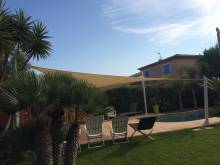 Voile d'ombrage pour piscine à Aix en Provence 