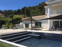 Installation de voile d'ombrage à Aix en Provence 