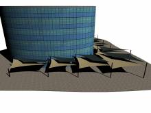 Projet Voile d'ombrage Marineland Antibes Alpes Maritimes 