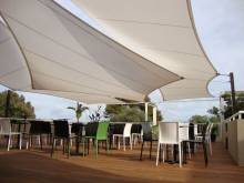 Voile d'ombrage pour restaurant Alpes maritimes 