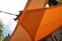 Instalation de voile d'ombrage Paris 